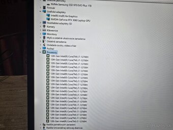 Herny notebook Clevo s RTX 3060 i7 procesorom 12 generacie 1 - 5