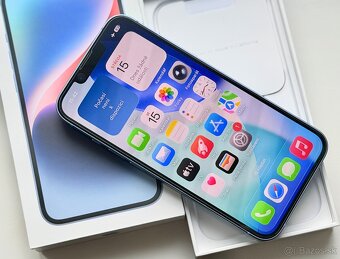 iPhone 14 Blue BATERIE 100% TOP - 5
