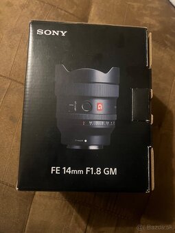 Na predaj objektiv SONY SEL14F18GM - 5