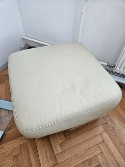 Predám používaný kožený gauč - 5