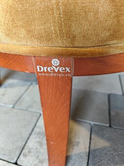 Drevené čalúnené kreslá a stolík - REZERVOVANÉ - 5