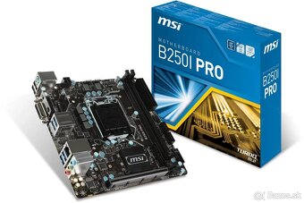 zakladna doska MSI B250I PRO LGA 1151 ITX + procesor I7-6700 - 5