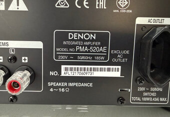 Predám Hi-Fi zosilňovač Denon PMA-520AE - 5