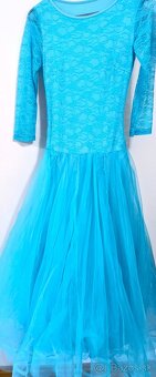 NOVÉ tanečné/spoločenské šaty STUŽKOVÁ/štandart. tance XS-S - 5