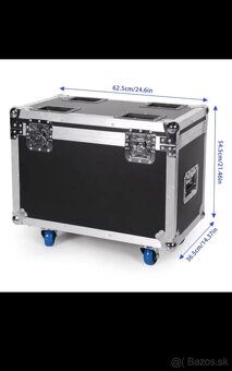 Case na otočné hlavy s brzdenými kolieskami - 5