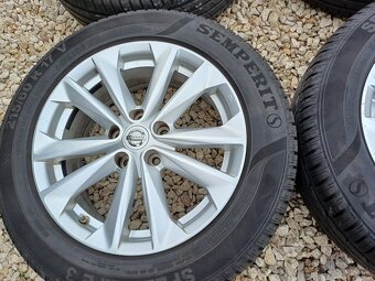 hlinikové disky org.Nissan Qashqai I,II,-7Jx17-ET-40-5x114,3 - 5