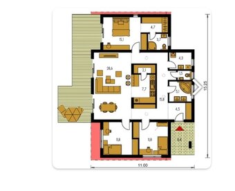 4 izbový rodinny dom obci Nová Dedinka - NA PREDAJ - 5