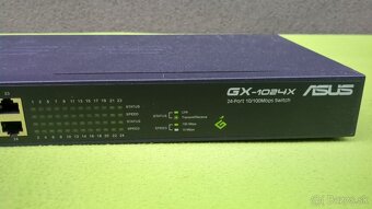 Switch ASUS GX-1024X 24 portový, 100 Mbit, fast ethernet - 5