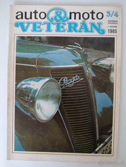 Časopis Auto a Moto Veterán z 80-tych rokov - 5