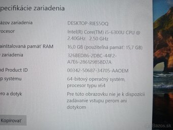 rozpredám  funkčný notebook Dell latitude e5470 - 5