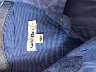 CALVIN KLEIN originál azurova damska bluzka M - 5