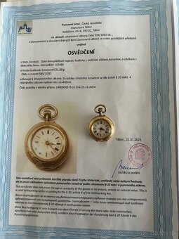 Zlaté vreckové hodinky - 5