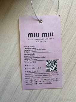Miu miu Wander biela kabelka - 5