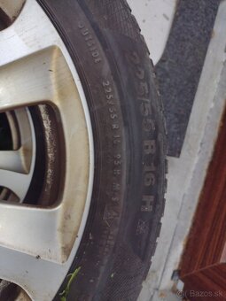 Audi A4 b8 org.alu kola 16"se zimními pneumatikami - 5