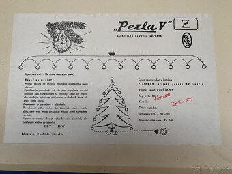 Staršie vianočné svetielka zvončeky “Perla V” - 5