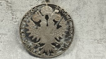 Tolar Marie Terezie(novorazba), stříbrný přívěšek vyřezávaný - 5