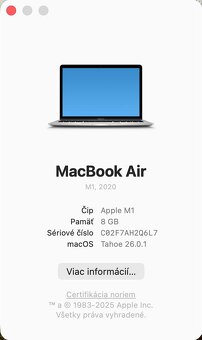 MacBook Air 13" Apple M1, 8GB 256GB - 5
