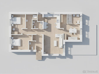 Novostavba nízkoenergetického bugalovu | Vojčice - 5