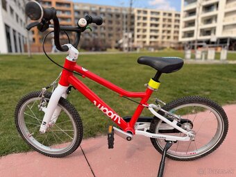 Predam Bicykel WOOM 3 – červený + stojan - 5