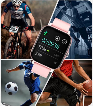 Fitness smart hodinky X8 (čierne, sivé, ružové, zlaté) - 5
