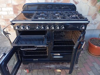 English Rangemaster deluxe 5 plynových, 3 elektrické rúry - 5