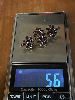 starožitna brošňa Český granát - 5