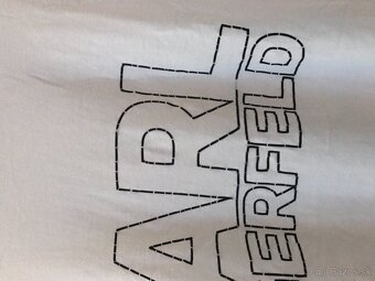 KARL LAGERFELD originál pánske tricko white XL - 5