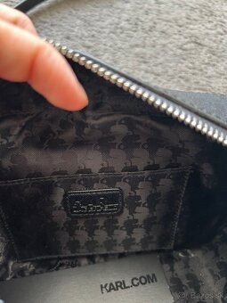 Krásna čierna kabelka Karl Lagerfeld - 5