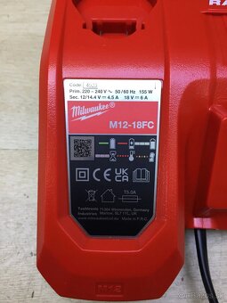 Nová sada Milwaukee M18NRG-502X(2x baterie, nabíječka,kufr) - 5
