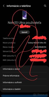 Samsung Galaxy note 20 ultra 5g - 5