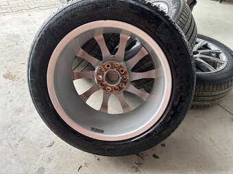 Original hlinikove disky R17 Audi A4 Michelin - 5