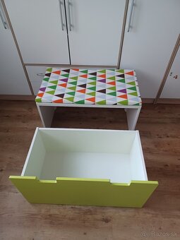 Úložná lavica IKEA STUVA zelená - 5