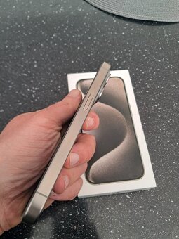 Iphone 15 pro 128gb (natural titanium) TOP STAV - 5