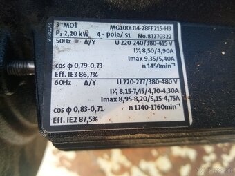 Elektromotor 2,2kW , 1450ot. prírubový - 5