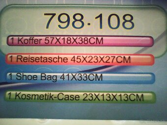 Cestovné tašky -4- SADA - 5