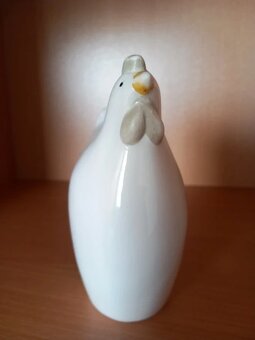 Keramická stojaca sliepočka 15x10x7 cm - 5