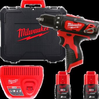 Milwaukee aku vŕtačka / skrutkovač M12 BDD-201C - 5