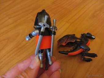 PLAYMOBIL - postavička rytiera s drakom - s krabicou - 5