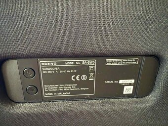 Sony HT-A7000 + zadné reproduktory SA-RS5 + subwoofer SA-SW5 - 5