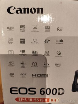Canon EOS 600D KIT + príslušenstvo - 5