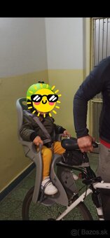 Detská zadná sedačka na bicykel - 5