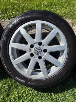 Predám originálne VW alu disky R16 + letné pneumatiky Hankoo - 5