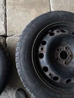 Zimne pneu na diskoch 185/60 r15 škoda,vw, seat - 5