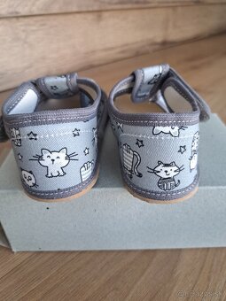 Papuče Baby Bare Grey cat - sivé NOVÉ - 5