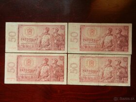 Československé bankovky rôzne série - 5