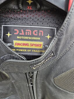 Kožená bunda na motorku XL - 5