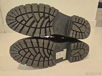 Dámske bordové členkové čižmy - 5