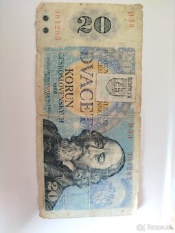Predám staré bankovky- 7 kusov - 5