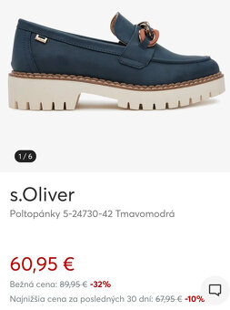Loafers - poltopanky Saint Oliver veľ. 39 - 5