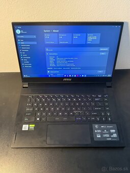Predám herný notebook msi GS66 Stealth 10SE Stav nového - 5